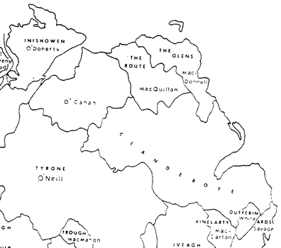 Map of Northern Ireland